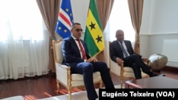 Carlos Vila Nova, Presidente de Sao Tomé e Príncipe, e José Maria Neves, Presidente de Cabo Verde, Presidência de Cabo Verde, Praia