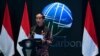 Presiden Joko Widodo membuka perdagangan Bursa Karbon Indonesia atau (IDXCarbon) sebagai salah satu strategi untuk mencapai target pengurangan emisi, Jakarta, Selasa, 26 September 2023. (Foto: Biro Pers, Media, dan Informasi Sekretariat Presiden)