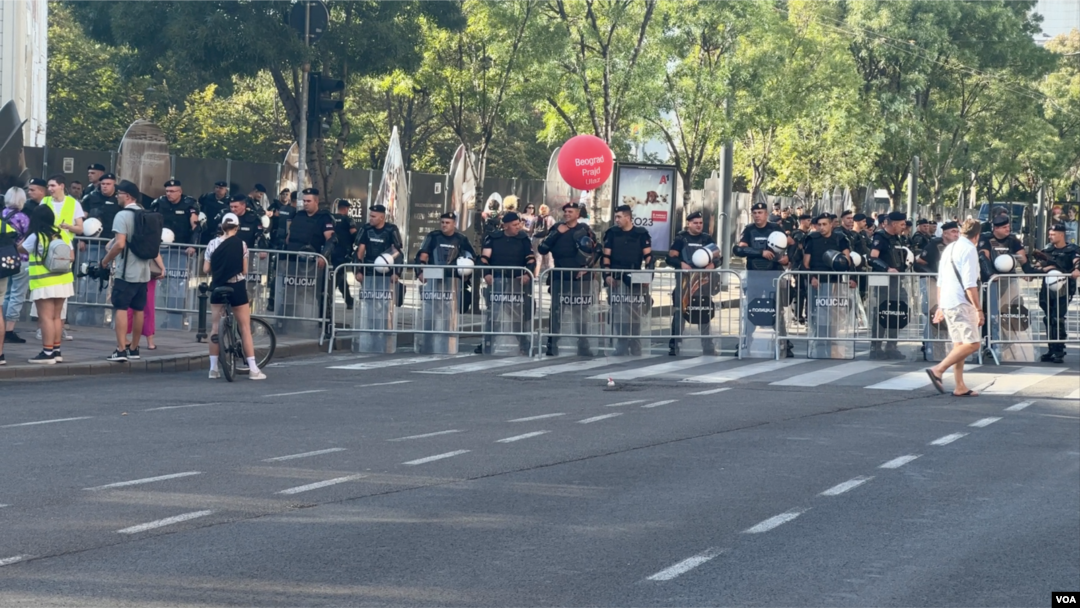 Zbog održavanja beogradskog Prajda jake policijske snage bile su raspoređene u centru Beograda 9. septembra 2023. godine