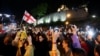 Демонстрация протеста против законопроекта об «иностранных агентах»ю Тбилиси, Грузия. 11 мая 2024 г.