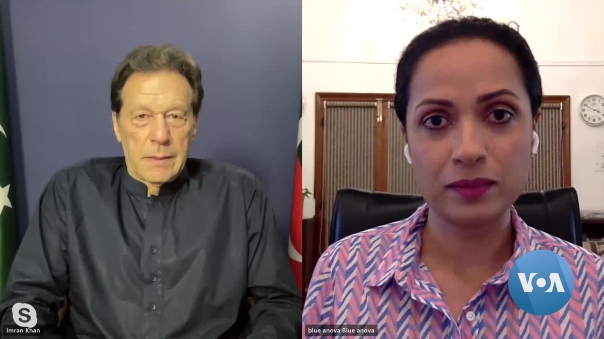 VOA Exclusive: Former Pakistani PM Khan Denies Having Problem with Army  Chief