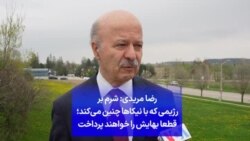 رضا مریدی: شرم بر رژیمی که با نیکاها چنین می‌کند؛ قطعا بهایش را خواهند پرداخت