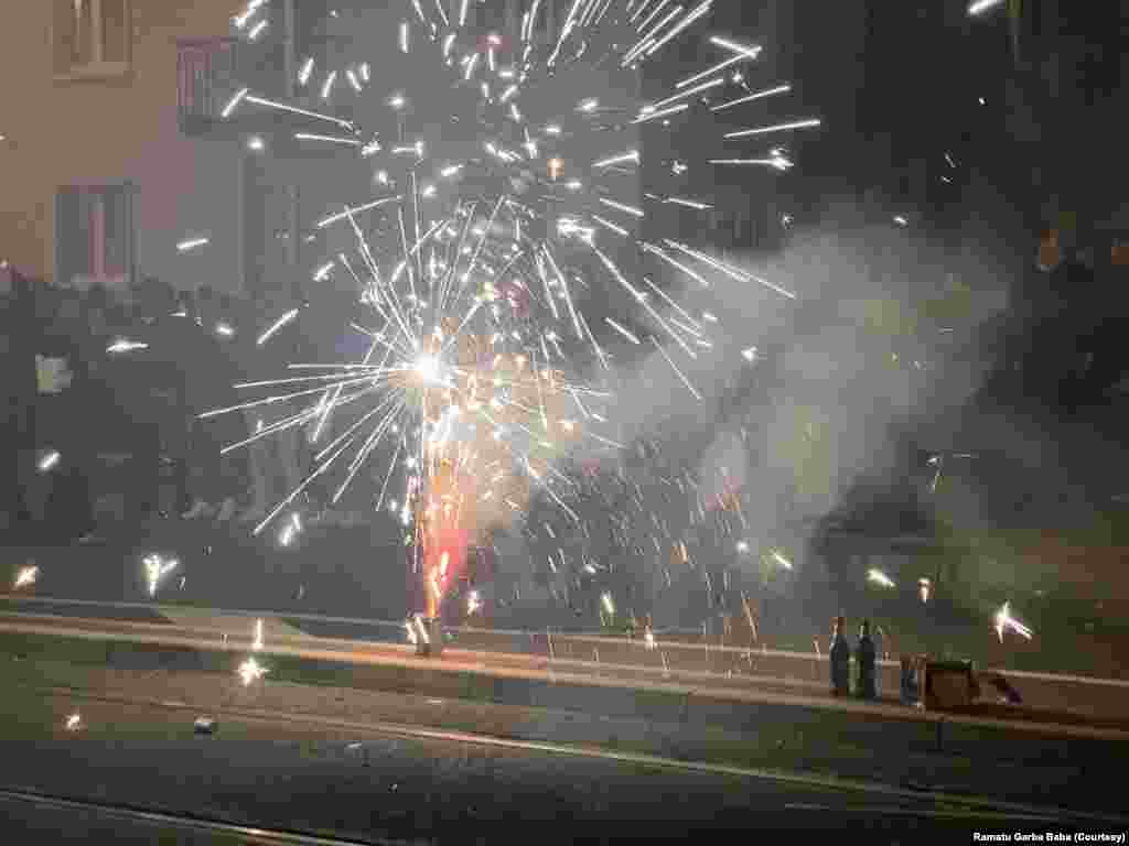 Fireworks display in Germany