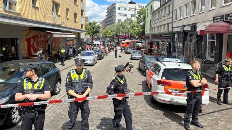 German police shot a man allegedly threatening them with an axe in city hosting Euro 2024 match  