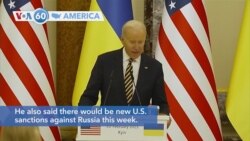 VOA60 America - President Biden announces $500 million in new U.S. aid to Ukraine