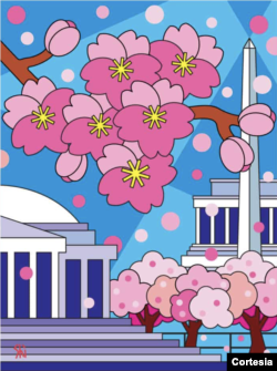 Cartel del National Cherry Blossom Festival 2024