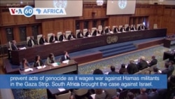 VOA60 Africa - South Africa's Ramaphosa hails ICJ ruling verdict on Gaza