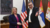 Podsekretarka za javnu diplomatiju Liz Alen sastala se sa predsednikom Srbije Aleksandrom Vučićem, u Beogradu, 15. maja 2024. (Foto: Instagram nalog predsednika Republike)