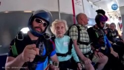 104 yaşındaki kadından paraşütle atlama dünya rekoru 