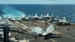 Mỹ điều thêm tàu chiến, máy bay chiến đấu tới Trung Đông để tăng cường phòng thủ | VOA