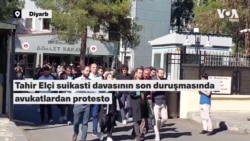 Tahir Elçi suikastı davasının son duruşmasında avukatlardan protesto