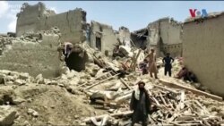 د پکتیکا ولایت په ګیان ولسوالۍ کې خلک وايي تېر کال په زلزله کې تباه شوي کورونه اوس هم وران پراته دي