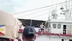ဖိလစ်ပိုင်နဲ့ တရုတ်ကမ်းခြေစောင့်သင်္ဘော ထိပ်တိုက်တွေ့
