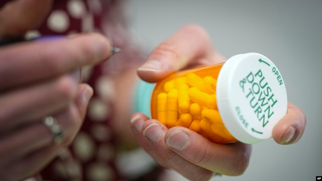 FILE - A prescription is filled Jan. 6, 2023, in Morganton, NC. 