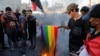 Irak'ta çok sayıda grup sık sık eşcinsel ilişkiler ve LGBT grupları protesto ediyorlardı.