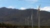 FILE - Wind turbines are seen at a wind farm northeast of Cape Town, South Africa, Nov. 7, 2022. South Africa has several Chinese-backed green energy projects, including a wind farm in the Northern Cape.