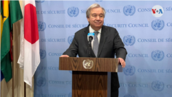 Katibu mkuu wa UN Antonio Guterres