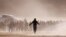 Migrants stand near the border wall after crossing the Rio Bravo river with the intention of turning themselves in to the U.S. Border Patrol agents, as seen from Ciudad Juarez, Mexico, April 25, 2023.