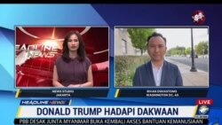 Laporan Langsung VOA untuk MetroTV: Donald Trump Hadapi Dakwaan 