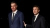 Іспанський прем’єр-міністр Педро Санчес (ліворуч) має бути в Пекіні 30 березня, а французький президент Еммануель Макрон - 4 квітня.