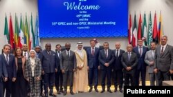 OPEC-ə üzv və qeyri-üzv ölkələrin nazirlərinin Vyanada keçirilən 35-ci iclası (Mənbə: Energetika Nazirliyi)