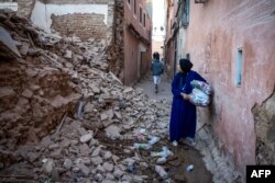 Ruševine u Marakešu posle zemmljotresa. (Foto: FADEL SENNA / AFP)