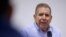 Venezuelan opposition presidential candidate for the Plataforma Unitaria Democratica party, Edmundo Gonzalez Urrutia, speaks during a meeting with young politicians in Caracas, Venezuela, June 15, 2024.