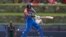 India's Hardik Pandya plays a shot during the ICC Men's T20 World Cup cricket match between India and Bangladesh at Sir Vivian Richards Stadium in North Sound, Antigua and Barbuda, June 22, 2024.