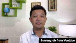 Nhà báo độc lập Đường Văn Thái phát biểu trên kênh YouTube Thái Văn Đường.