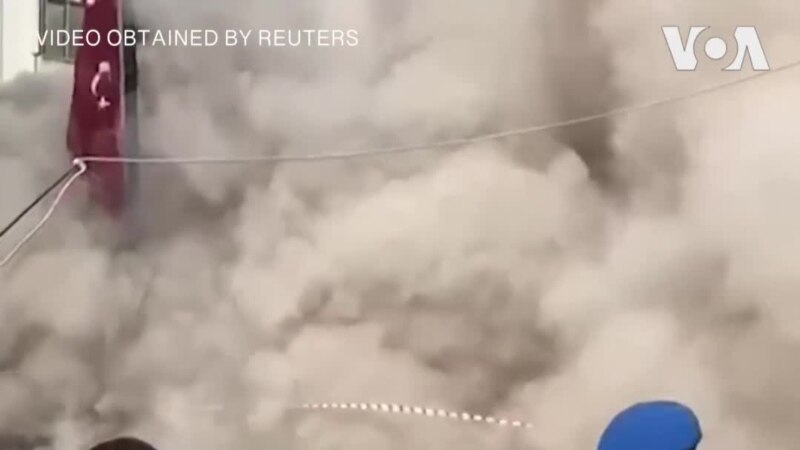 Gempa bumi ketiga Turki runtuh