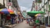 资料照片：缅甸北方掸邦腊戌的一个市场。(2024年6月18日)