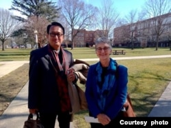 Dicky Sofjan, Ph.D. bersama Jan Shetler, Ph.D, Director of Global Engagement and Professor of History, Goshen College.