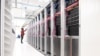 FILE - An AI supercomputer is seen at a data center in Santa Clara, Calif., in October 2022. Former President Donald Trump and Vice President Kamala Harris are both finding support for their presidential campaigns among Silicon Valley figures.