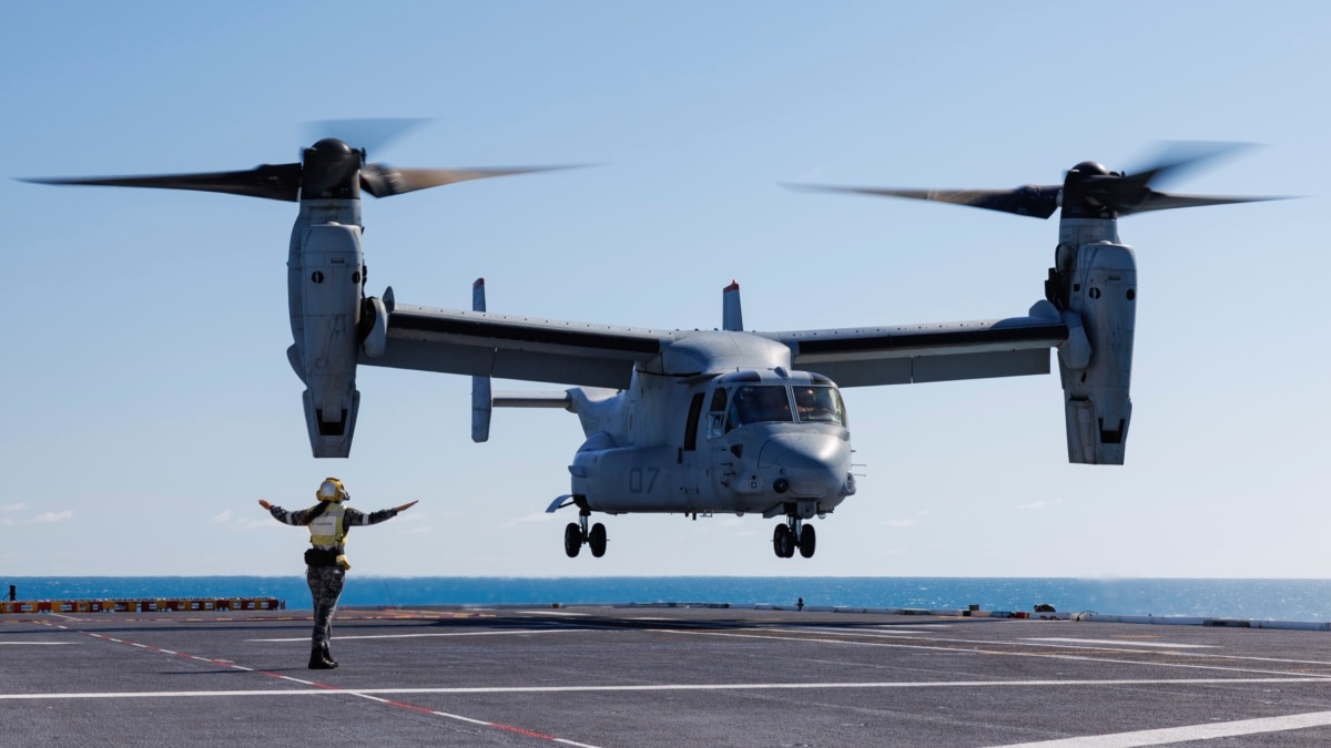 3 US Marines Killed, 5 Injured in Osprey Crash in Australia