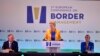 Komisioner Urusan Dalam Negeri Uni Eropa Ylva Johansson memberikan sambutan pada Konferensi Eropa ke-2 tentang Manajemen Perbatasan, di pinggiran kota Vouliagmeni, sebelah tenggara Athena, Yunani, Jumat, 24 Februari 2023. (AP/Michael Varaklas)