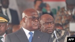 Félix Tshisekedi, mkonzi ya ekolo Cogno démocraique na Harare, Zimbabwe, 4 sanza ya libwa 2023.