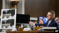 FILE - Acting Secret Service Director Ronald Rowe responds to questions during a Senate hearing examining the failures leading to the assassination attempt on Republican presidential nominee Donald Trump, in Washington, July 30, 2024.