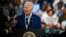 Presiden Joe Biden berpidato dalam sebuah rapat umum kampanye di kota Raleigh, North Carolina, 28 Juni 2024.