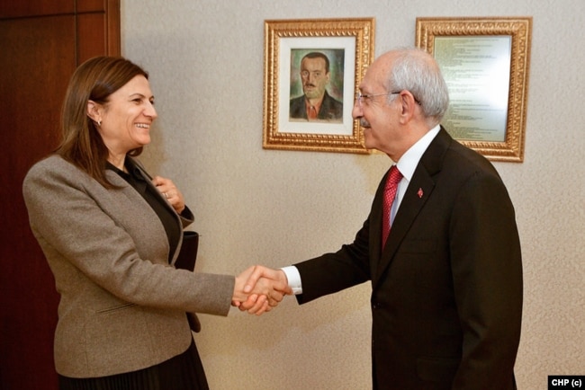 CHP lideri Kemal Kılıçdaroğlu ve Türkan Elçi