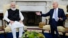 ARCHIVO - El presidente Joe Biden se reúne con el primer ministro indio Narendra Modi en la Oficina Oval de la Casa Blanca el 24 de septiembre de 2021 en Washington. Biden está honrando a Modi con una visita de Estado esta semana. Modi llega a Estados Unidos el miércoles.