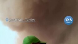 Çanakkale’de yangın ikinci gününde 