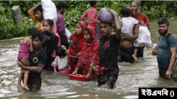 বন্যাকবলিত ১১টি জেলার ৭৪ উপজেলায় এখন পর্যন্ত ১২ লাখের বেশি পরিবার পানিবন্দি হয়ে আছেন।