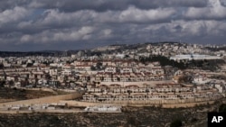A general view of the West Bank Jewish settlement of Efrat, Jan. 30, 2023. 