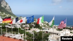 G7 ülkelerinin dışişleri bakanları, İtalya'nın Capri adasında biraraya geldi. 