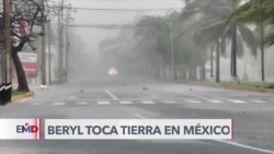 Beryl toca tierra en México