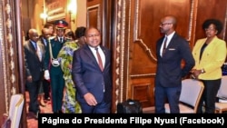 Presidente de Moçambique, Filipe Nyusi, em Nova Iorque, 18 setembro 2023