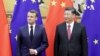 馬克龍在習近平訪問前表示在歐洲在與中國的經濟關係中必須捍衛歐洲“戰略利益”