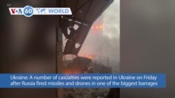 VOA60 World - Russia launches one of the biggest barrages of strikes against Ukraine so far