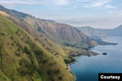 Bentangan Danau Toba di Kabupaten Dairi Sumatera Utara. (Courtesy of Kemenparekraf)