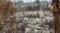 FILE - A view of the destroyed homes and business from the Hawaii wildfires Sept. 1, 2023, in Lahaina, Hawaii. 